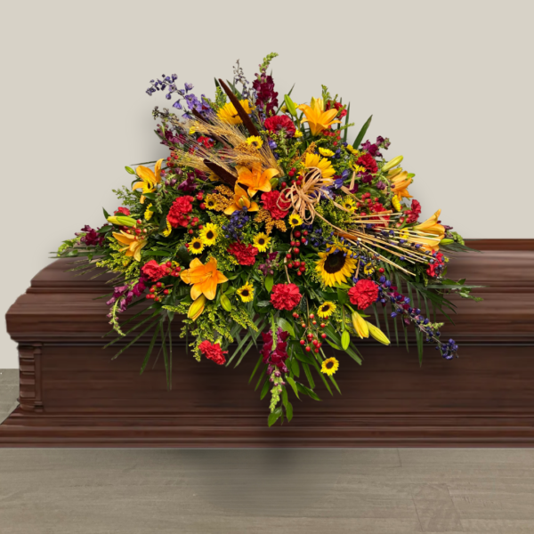 Dreams of Fall Casket Spray