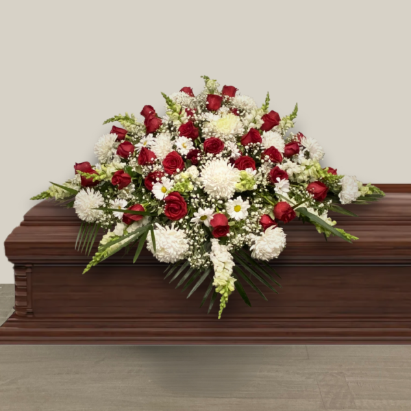 Warm Remembrance Casket Spray