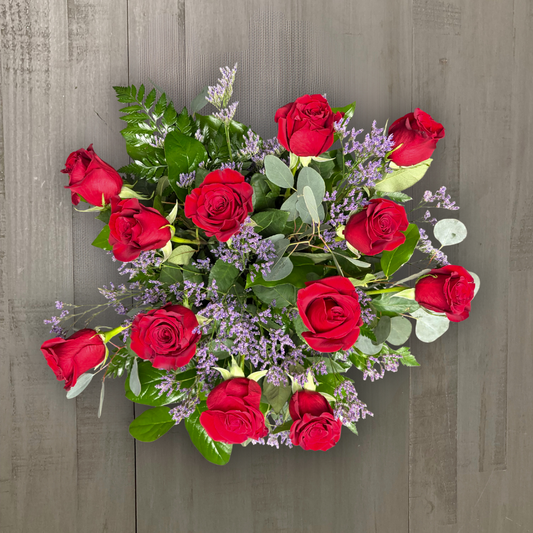 12 LS ROSES ARR. TOP